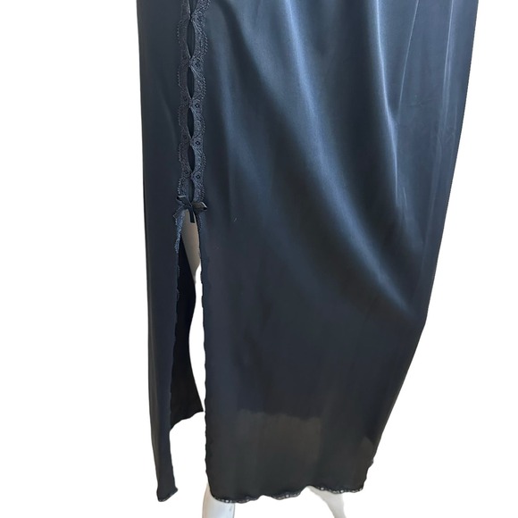 Vintage Vanity Fair Black Half Slip Slip sz M - Picture 4 of 9